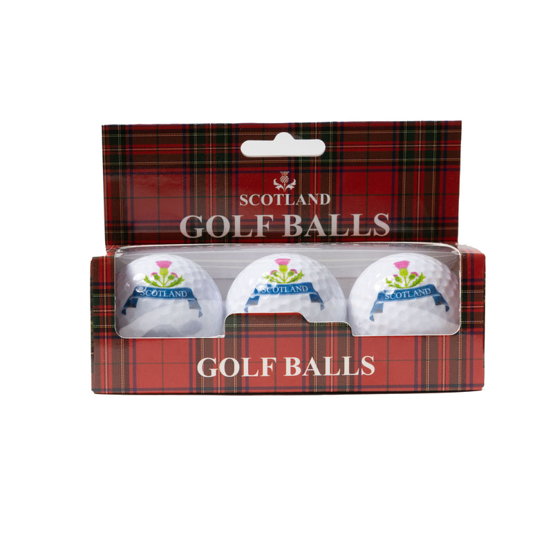 Golf Ball 3Pk Scotland Thistle