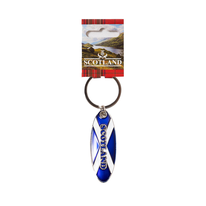 Bottle Opener Keyring - Scotland Flag