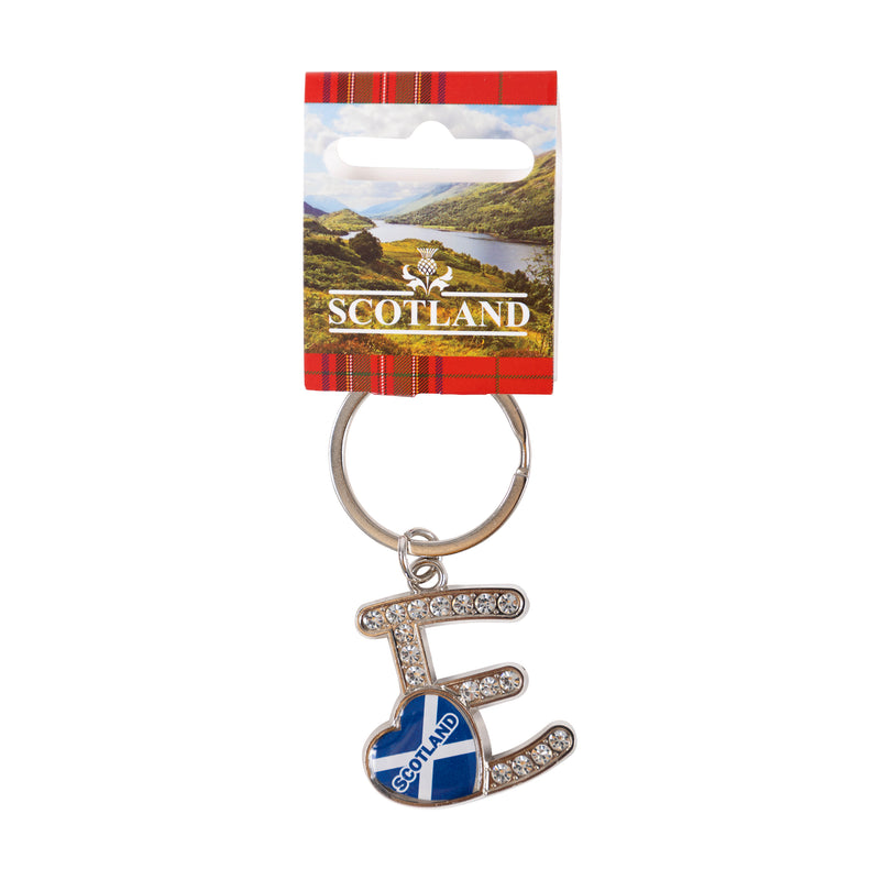 Sct Diamond Alpahbet Keyring - E