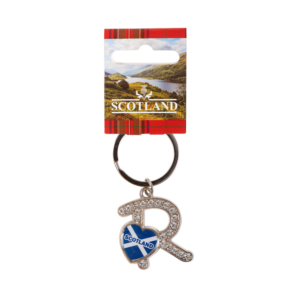 Sct Diamond Alpahbet Keyring - R