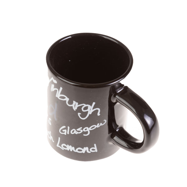 Mini Mug - Black - Grafitti