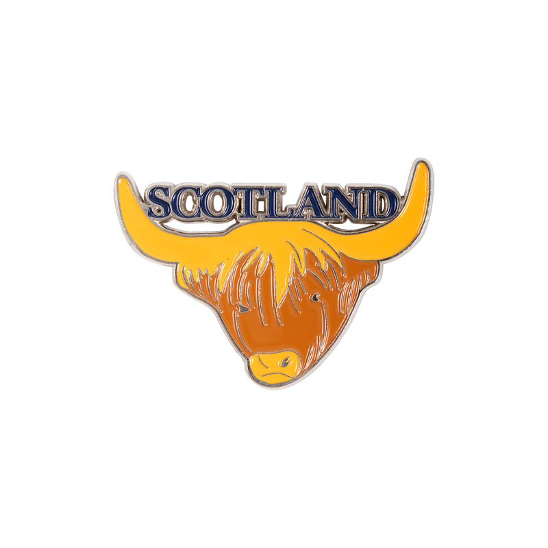 Metal Magnet - Cow Face/ Scotland