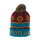 Ski Hat - Burgund/Blue Scotland