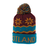 Ski Hat - Burgund/Blue Scotland