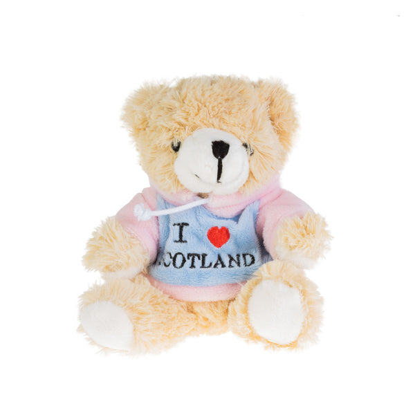 Teddy Bear W/Hood I Love Scotland