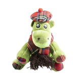 Plush Toy Keyring - Tartan Nessie 10Cm