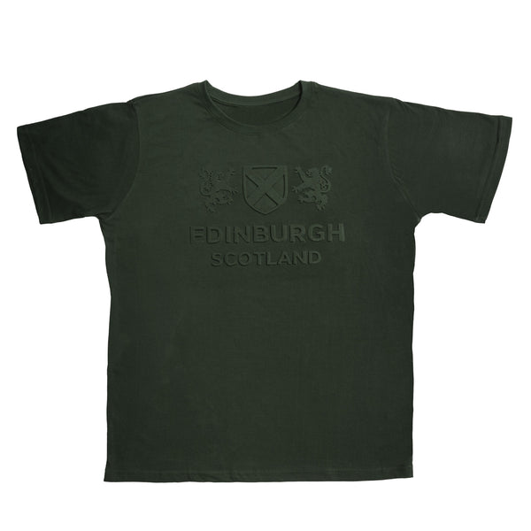 Tshirt Embossed Lion/Flag/Lion Edin/Scot