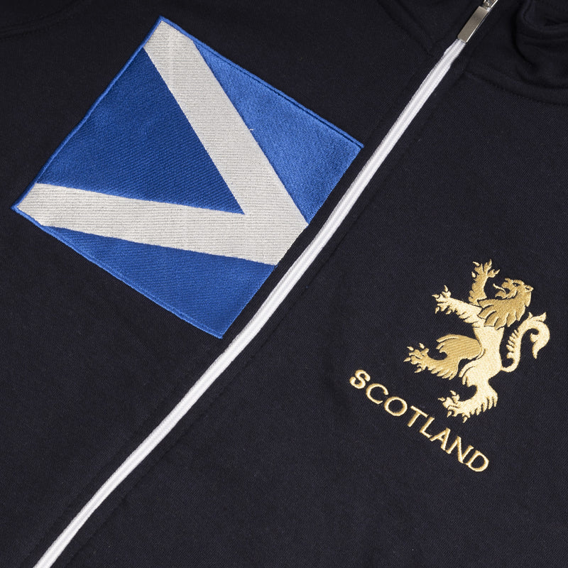 Zip Jacket Flag - Lion Scotland In Gold