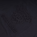 Adults T-Shirt Embossed Cow/ Scotland