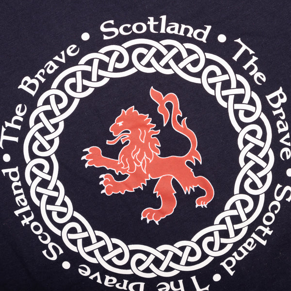 Adults Tshirt Celtic Lion Scot The Brave