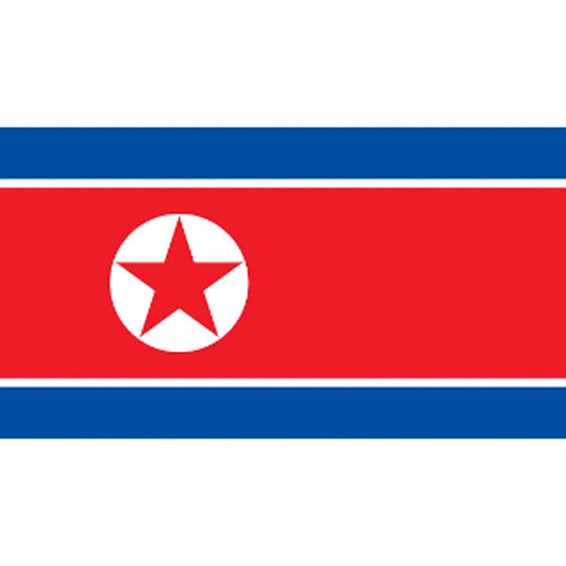 5X3 Flag North Korea