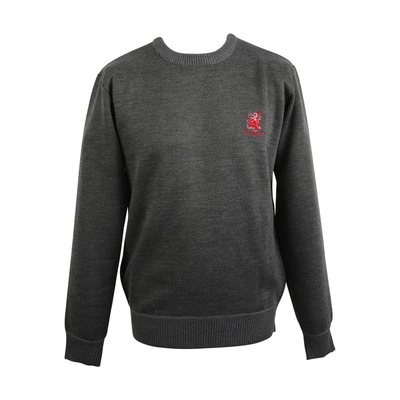 Ballantrae Lion Jumper Charcoal Marl