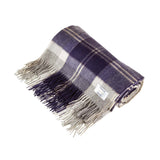 100% Cashmere Blanket Bannockbane Silver