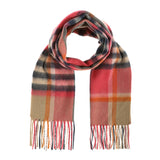 Edinburgh 100% Lambswool Tartan Scarf Herringbone Charcoal