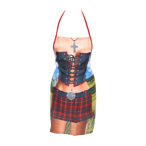 Scotland Full Female Print Apron