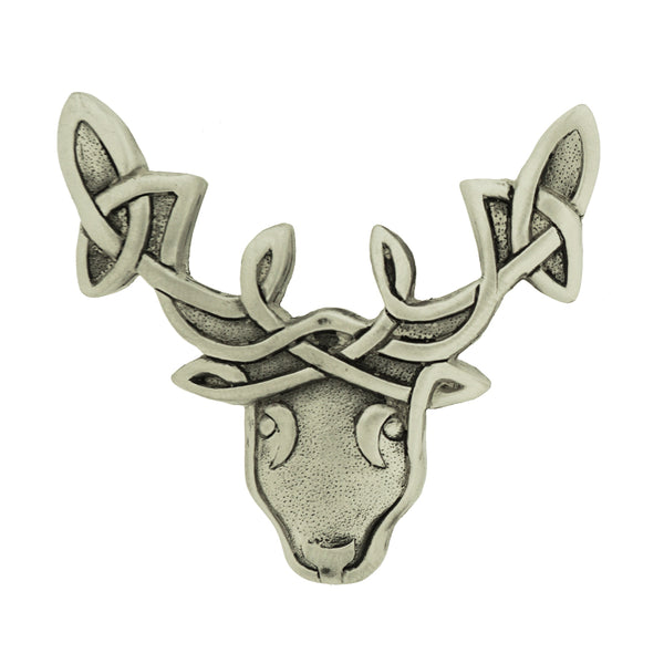 Antique Celtic Stag Brooch