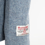 Ladies Skye Harris Tweed Jacket Blue Herringbone