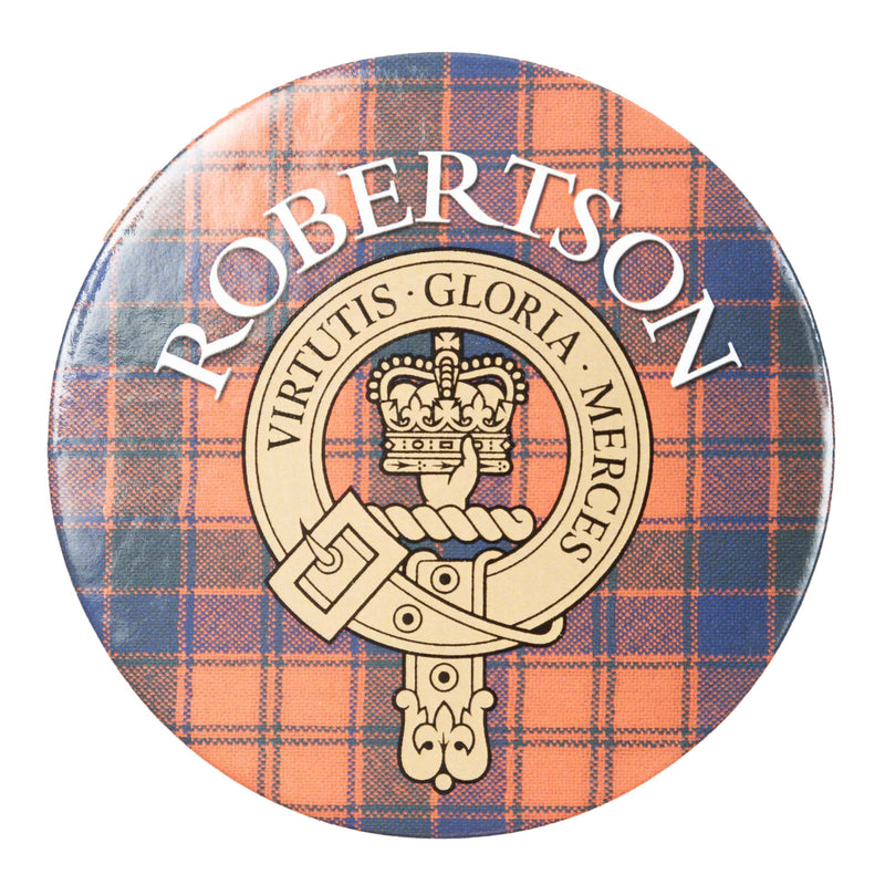 Clan/Family Name Round Cork Coaster Robertson S