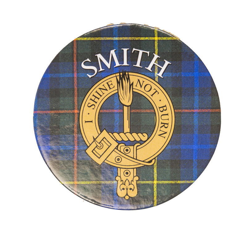 Clan/Family Name Round Cork Coaster Smith S