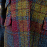 Ladies Iona Harris Tweed Jacket Pink Lovat