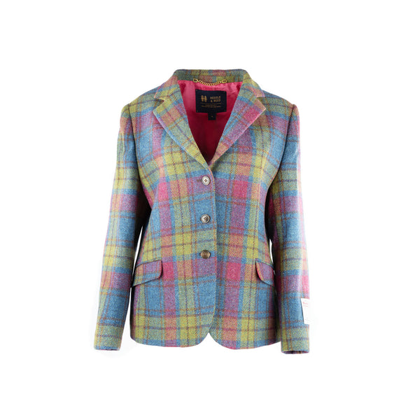 Ladies Rona Harris Tweed Jacket Pink Lovat