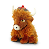 Highland Cow With Tartan Hat