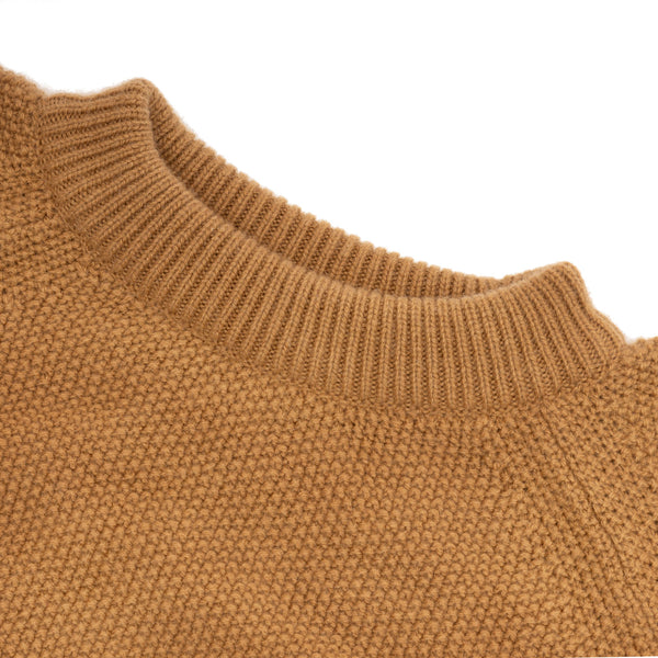 Marchbrae 100%Cashmere Gents Moss Stitch Vicuna