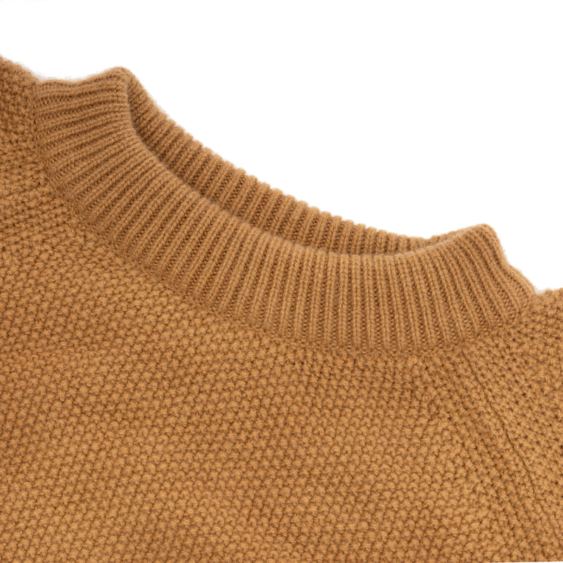 Marchbrae 100%Cashmere Gents Moss Stitch Vicuna