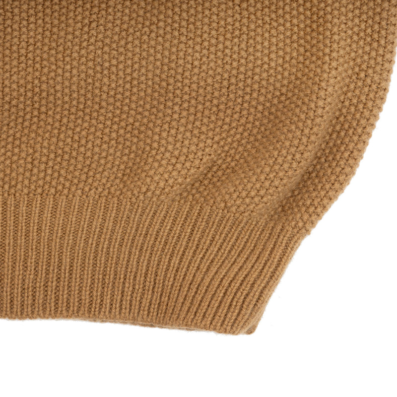 Marchbrae 100%Cashmere Gents Moss Stitch Vicuna