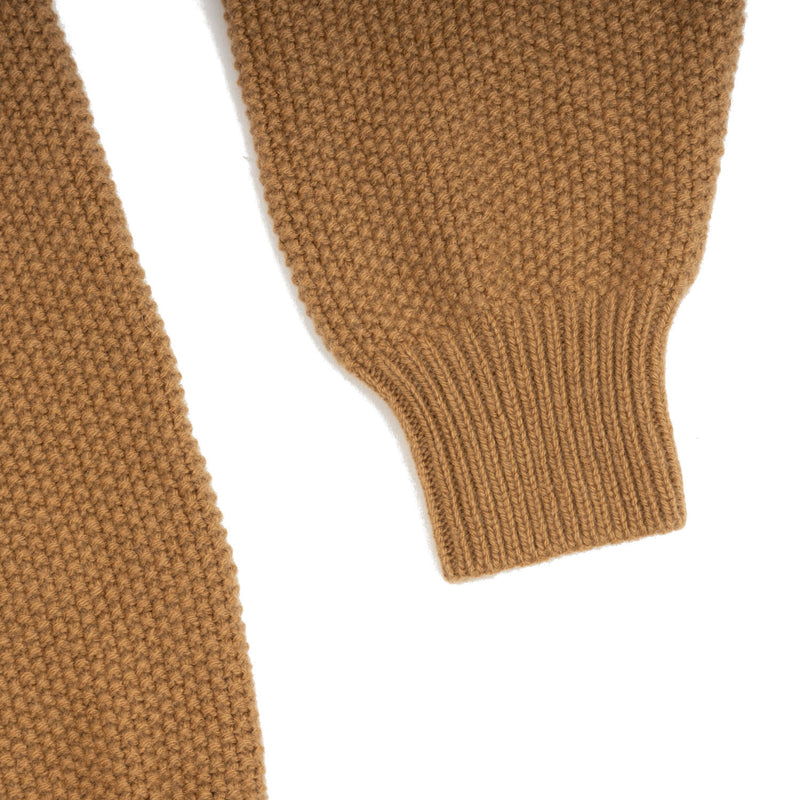 Marchbrae 100%Cashmere Gents Moss Stitch Vicuna