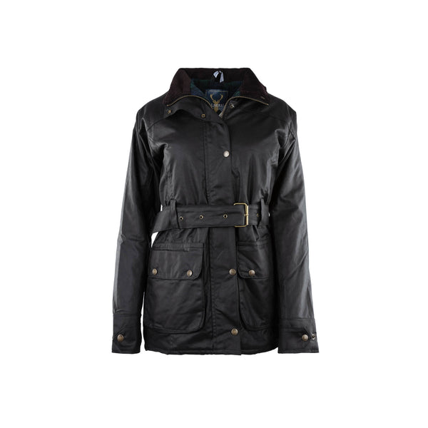 Ladies Wax Jacket Black