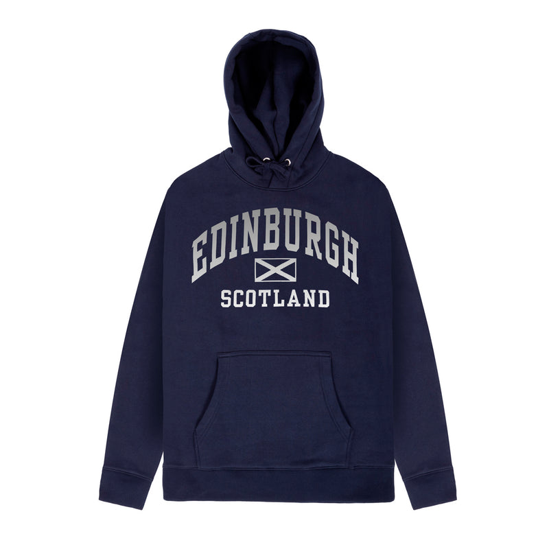 Adults Edinburgh Reflective Hooded Top Navy