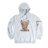 8 Shades Of Brown Highland Cow Hoodie Heather Grey