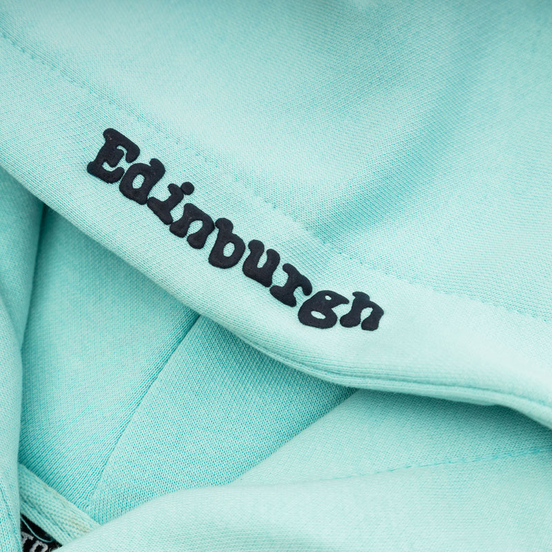 Kids Scotland 3D Puff Hoodie Aqua