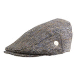 Heddle & Reed Harris Tweed Flatcap Grey