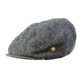 Heddle & Reed Harris Tweed 8Pce Cap Grey Herringbone