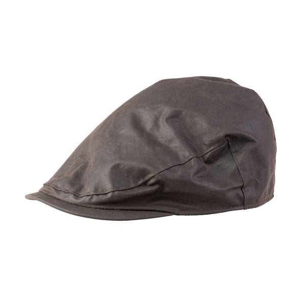 Heddle & Reed Wax Flatcap Brown