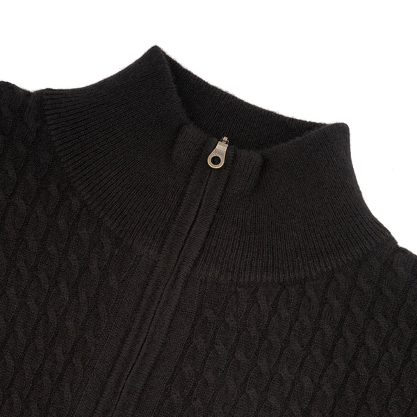 100% Cashmere Gents 1/2 Zip Sweater