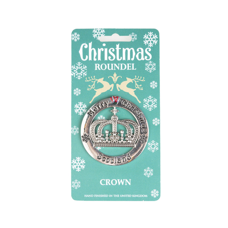 Christmas Roundel Silver Crown