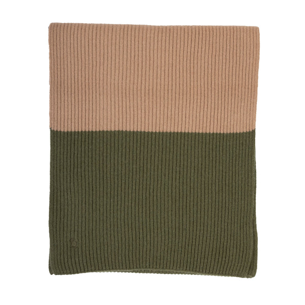 30% Cashmere Maisie Scarf Green Mix