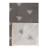 New Bee Super Soft Stole Dark Grey/Light Grey