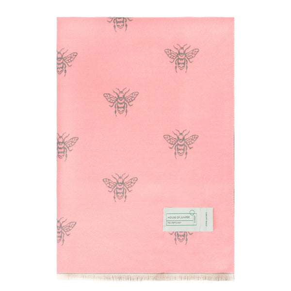 New Bee Super Soft Stole Dusky Pink