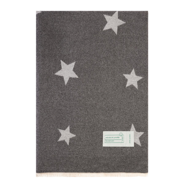 New Star Super Soft Stole Dark Grey/Light Grey