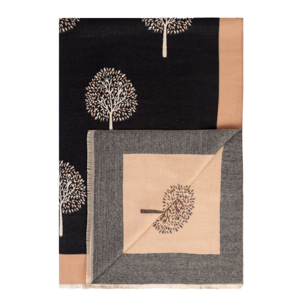 Mini Tree Super Soft Stole Black