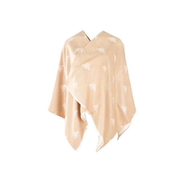 New Bee Super Soft Cape Light Beige/Cream