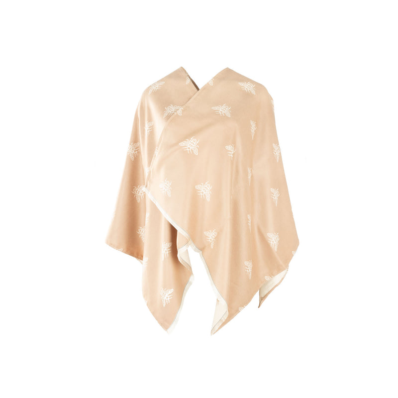 New Bee Super Soft Cape Light Beige/Cream