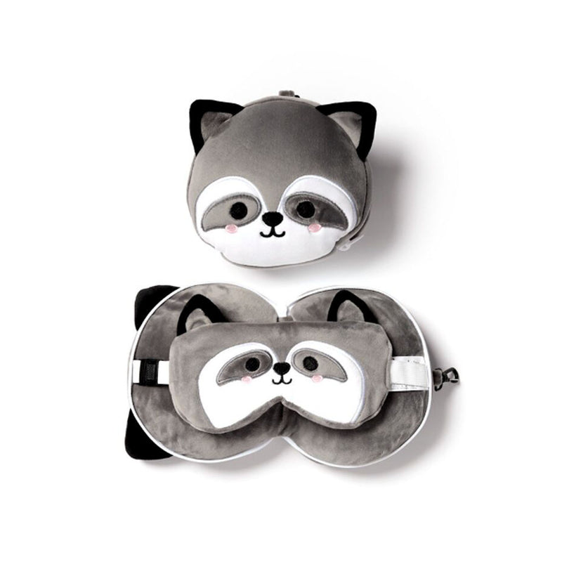 Relaxeazzz Raccoon Pillow Eye Mask