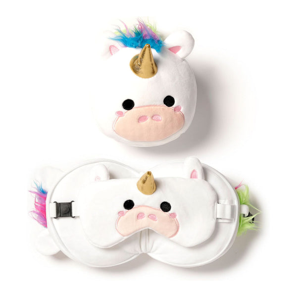 Relaxeazzz Unicorn Round Pillow/Mask