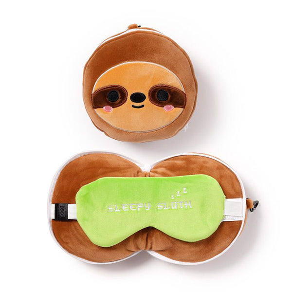 Relaxeazzz Sloth Plush Pillow Eye Mask