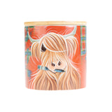 Tartan Paint Ceramic Canister Boxed